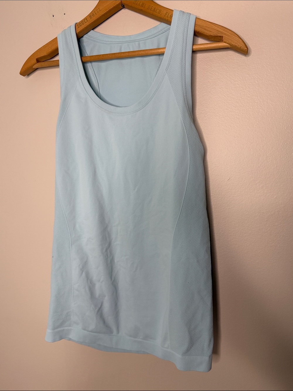 Sweaty Betty Pale Blue Athletic Tank Top